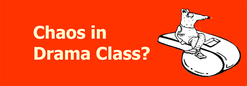Classsroom Management for Drama Class Button