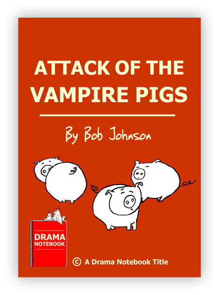 Royalty-free Halloween Play Script for Schools-Attack of the Vampire Pigs