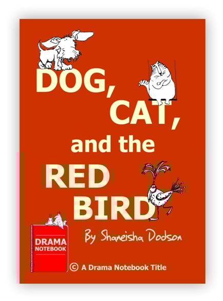 Dog, Cat, and the Red Bird