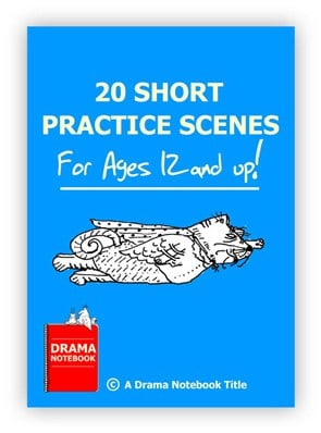 Book Cover for online drama teaching 20 Practice Scenes