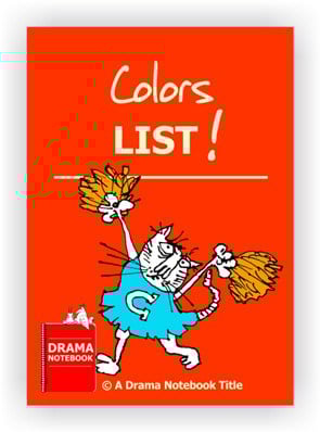 Colors List for Drama Class