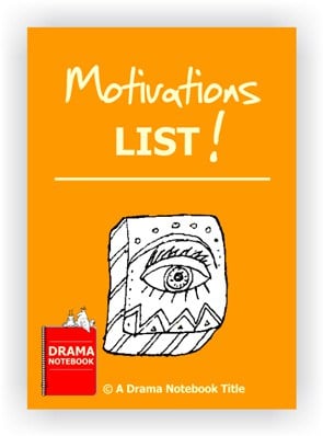 Drama Lesson Plan-Motivations List