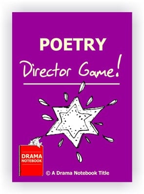 Book cover for Poetry Drama Director practice for teaching drama online