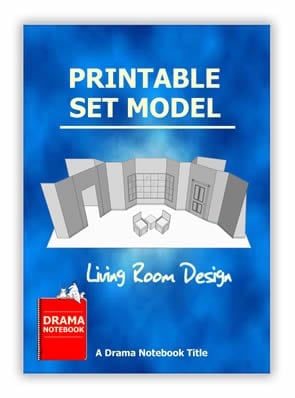 Printable Set Model-Living Room Design