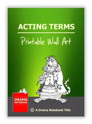 Printable Classroom Art - Acting Terms