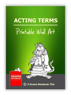 Printable Classroom Art - Acting Terms