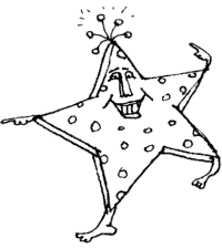 Kk-button star 6