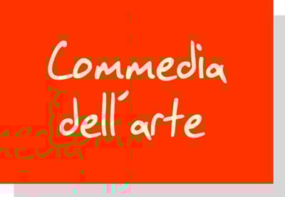 Commedia dell arte Menu Button