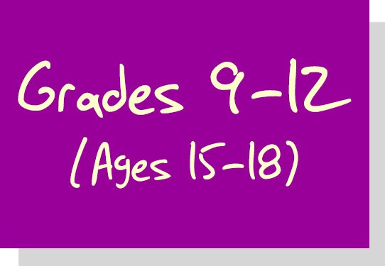 Drama Lessons, Grades 9 through 12, Ages 15 to 18